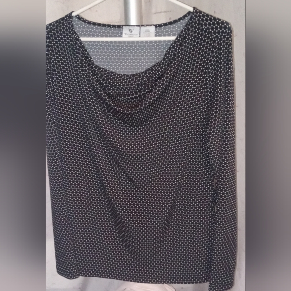 Worthington Polka Dot Blouse